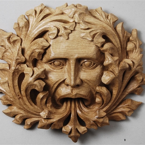 Lincoln Cathedral Green Man Oak 12in